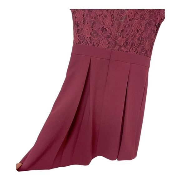 BCBGeneration Lace Insert Skater Dress Size 6 - Picture 7 of 13